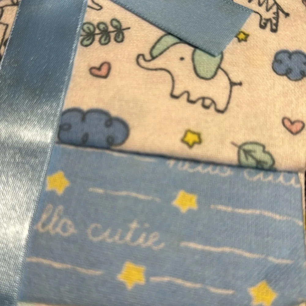 100% COTTON 4 PACK RECEIVING BLANKETS - Picture 7 of 7